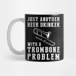 Slide & Sip: A Hilarious Tee for Trombone Beer Enthusiasts! Mug